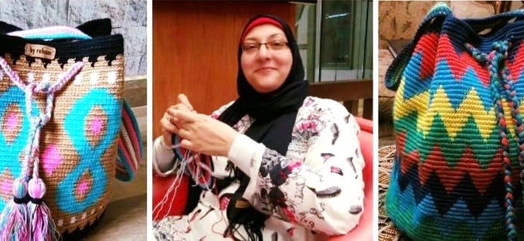 ريهام السعيد الفنانة المتميزة فى فن التابسترى