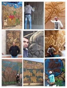 العنوان  محمد السيد نحات بالموهبة والممارسة