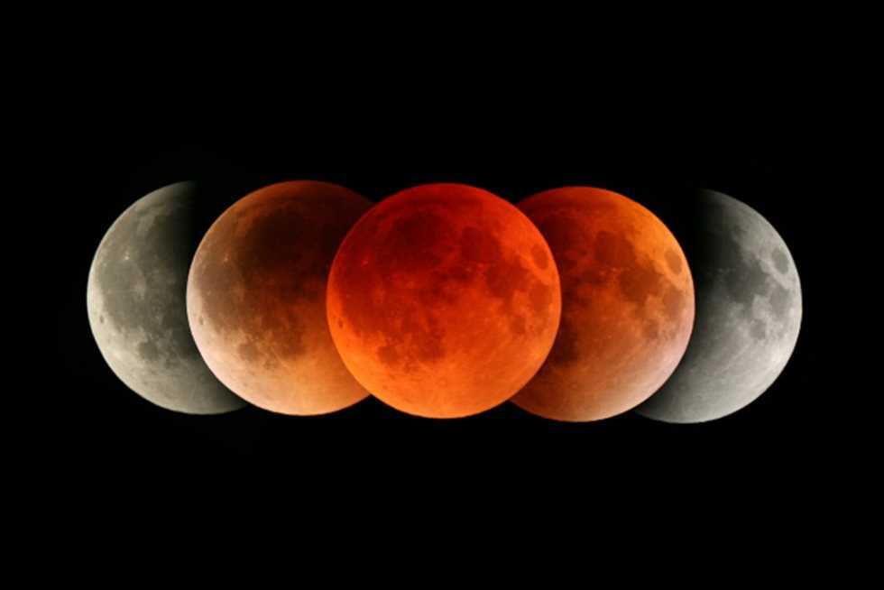 خسوف القمر اليوم