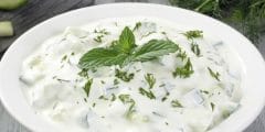 طريقه عمل سلطة الزبادي