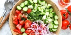 طريقه تحضر السلطه الخضراء :مجله زهوة