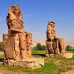 تمثالي ممنون بالبر الغربى